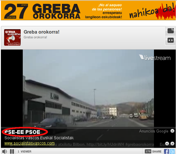 Greba Orokorra PSE
